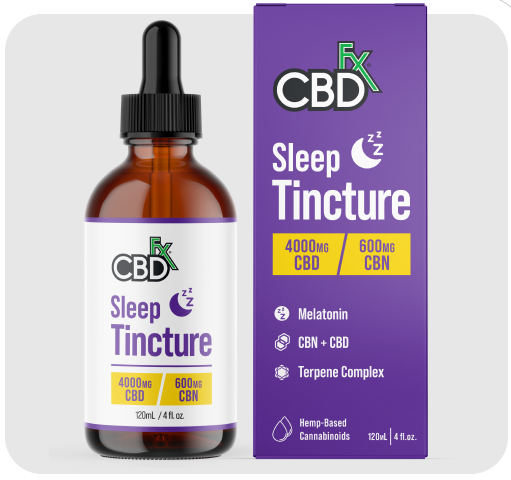 CBD Sleep Tincture bottle