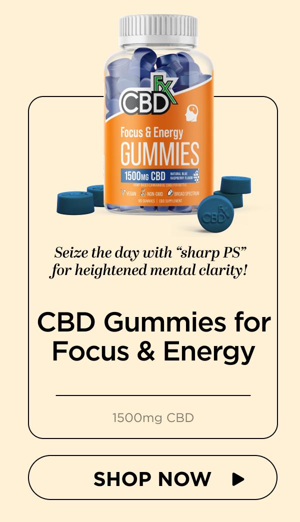CBD Gummies for Focus & Energy