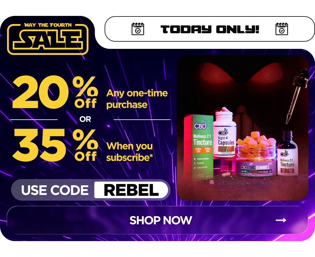 May the Fourth Sale Get 20% OFF Any one-time purchase or Get 35% OFF When you subscribe* Use code REBEL