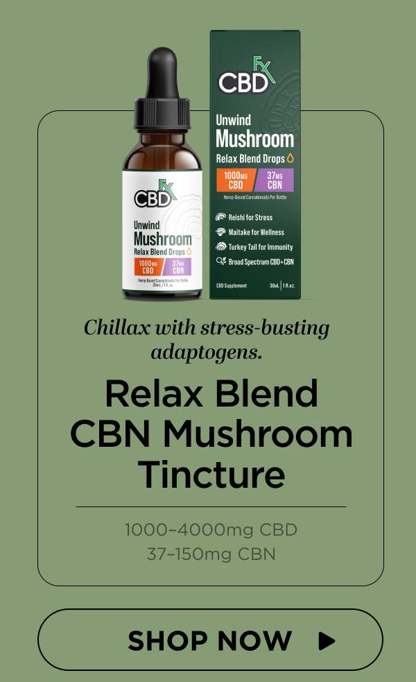 Unwind Mushroom Relax Blend Drops