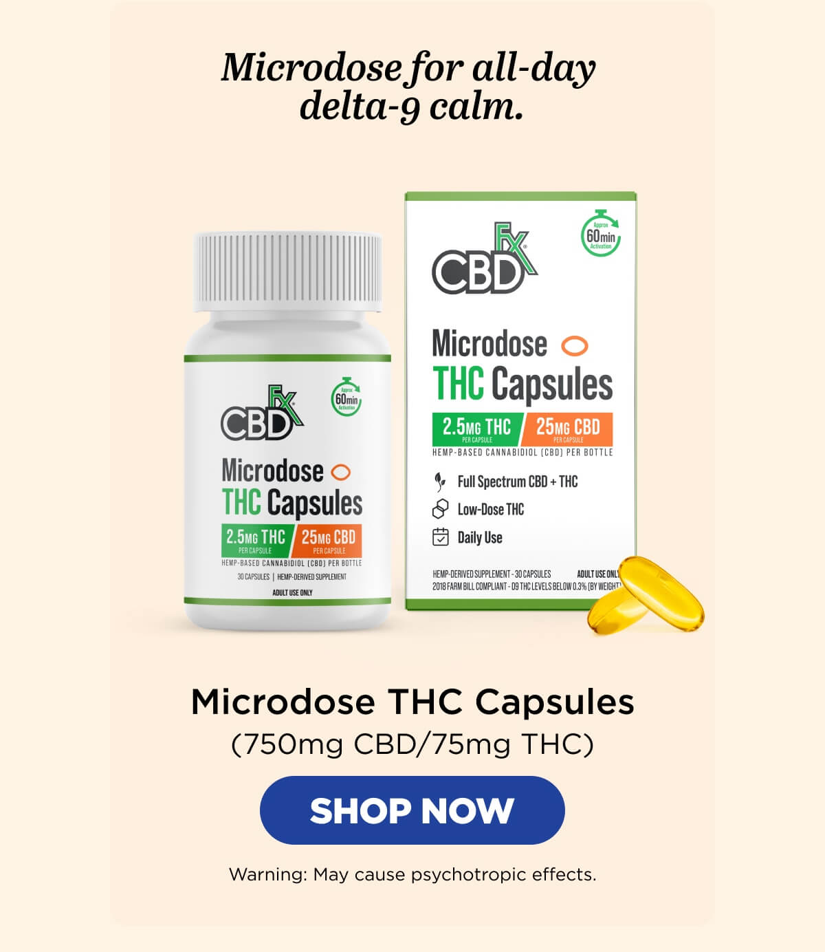 Microdose THC Capsules