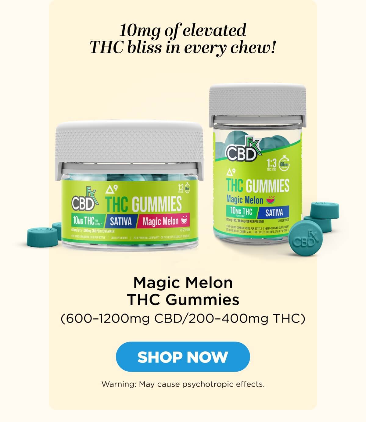Magic Melon THC Gummies