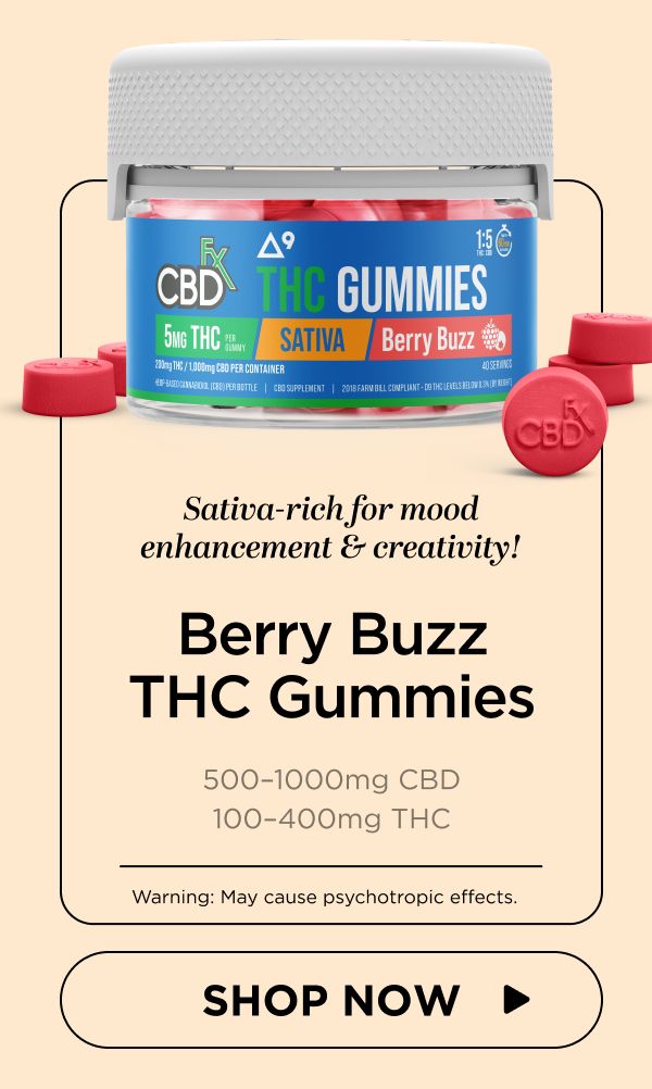 Berry Buzz THC Gummies