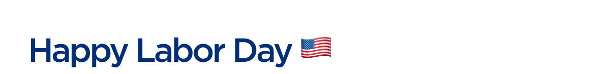 Happy Labor Day!