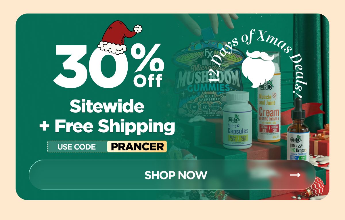 12 Days of Xmas Deals! Get 30% OFF Sitewide +Free Shipping  Use code PRANCER
