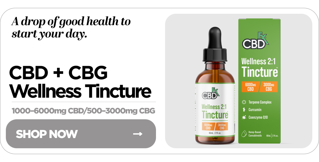 CBD + CBG Wellness Tincture
