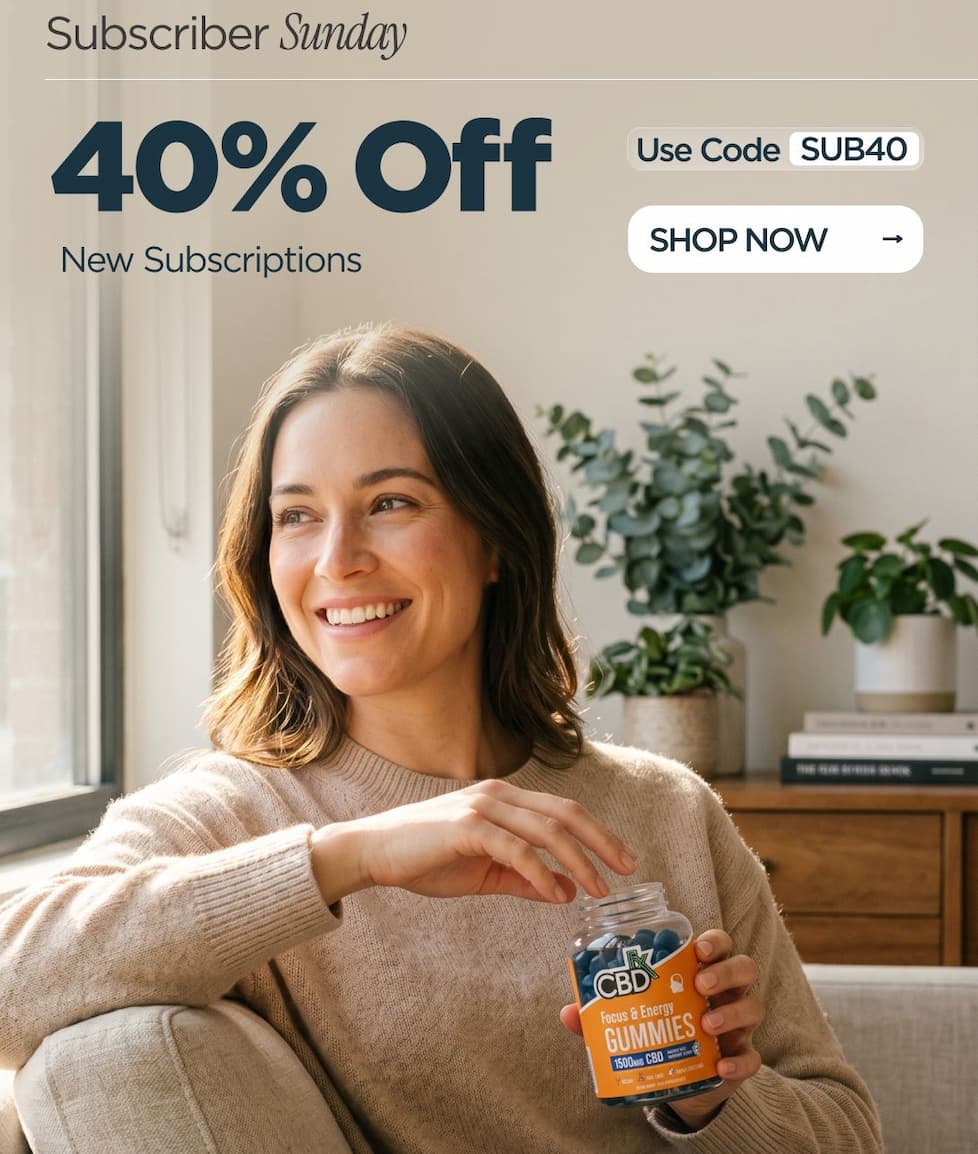 Subscriber Sunday 40% OFF  New Subscriptions Use code SUB40