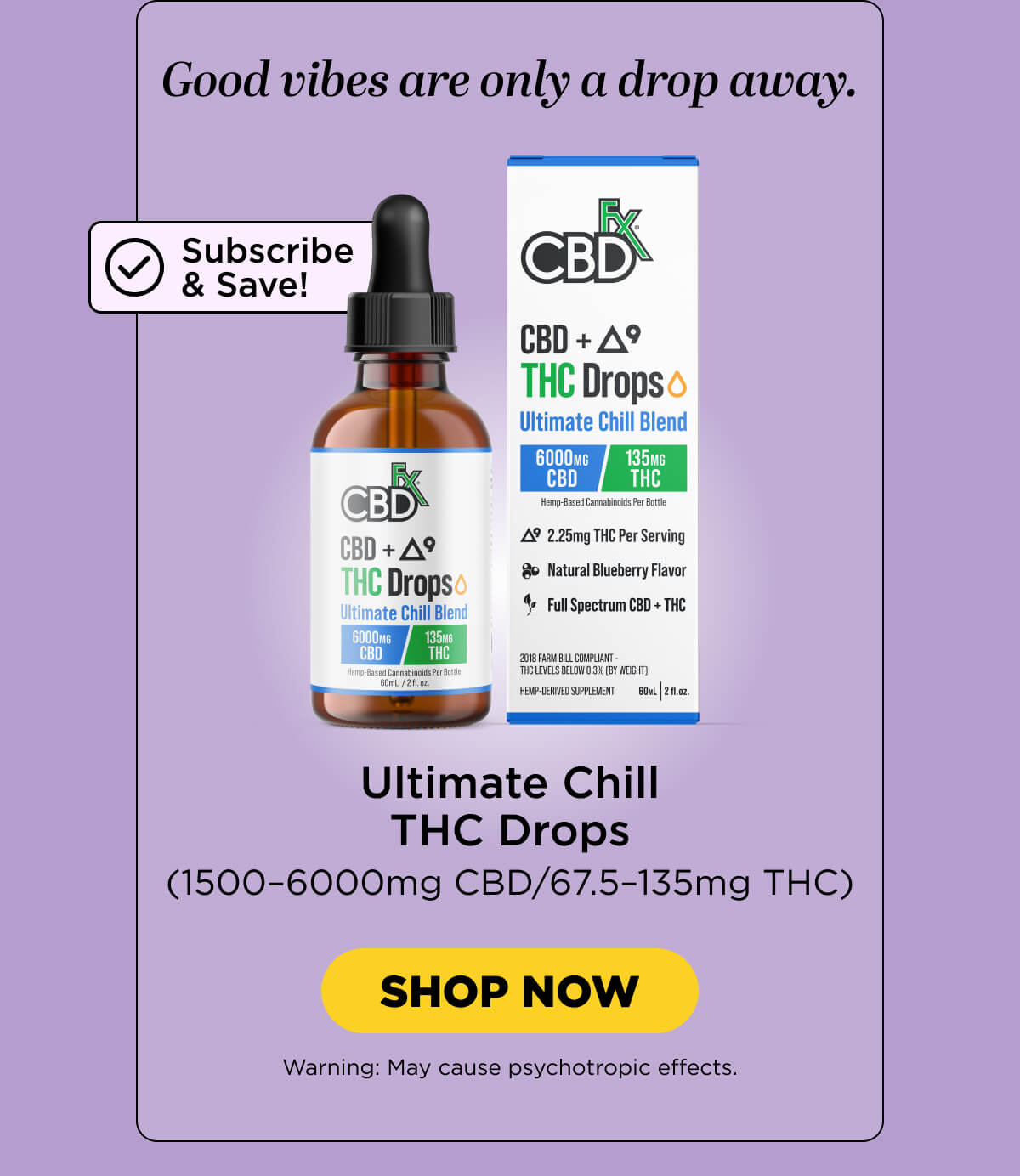 Delta-9 THC Drops: Ultimate Chill Blend