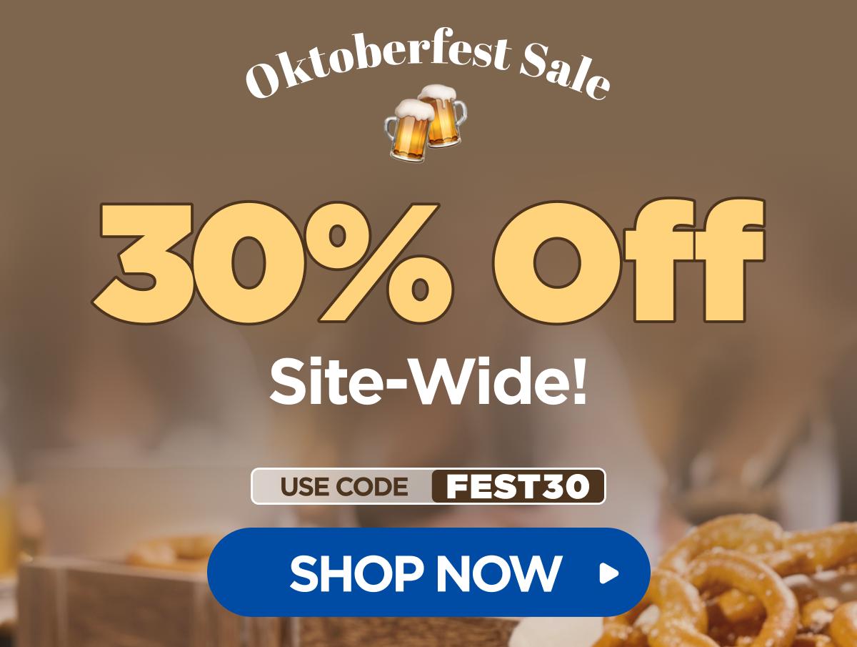 Oktoberfest Sale Get 30% OFF With code FEST30
