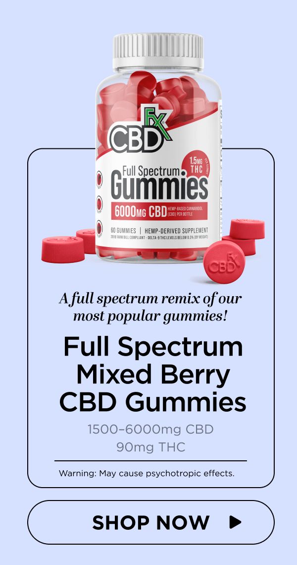 Full Spectrum Mixed Berry CBD Gummies