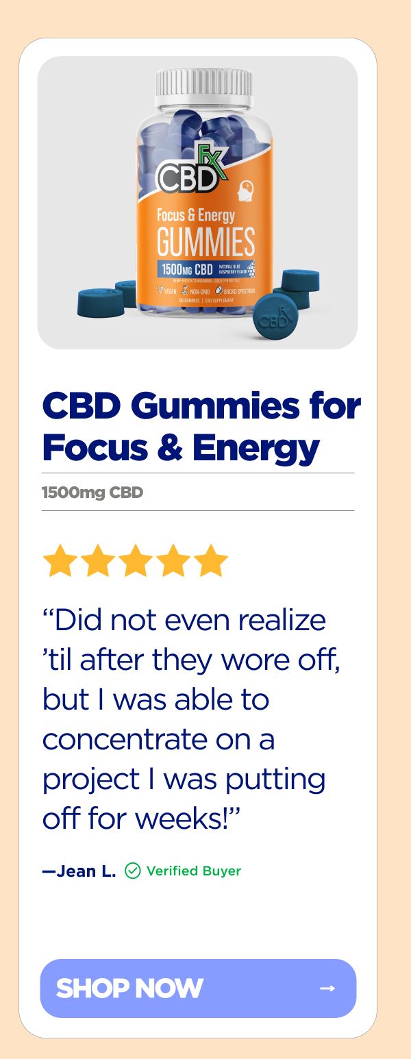 CBD Gummies for Focus & Energy