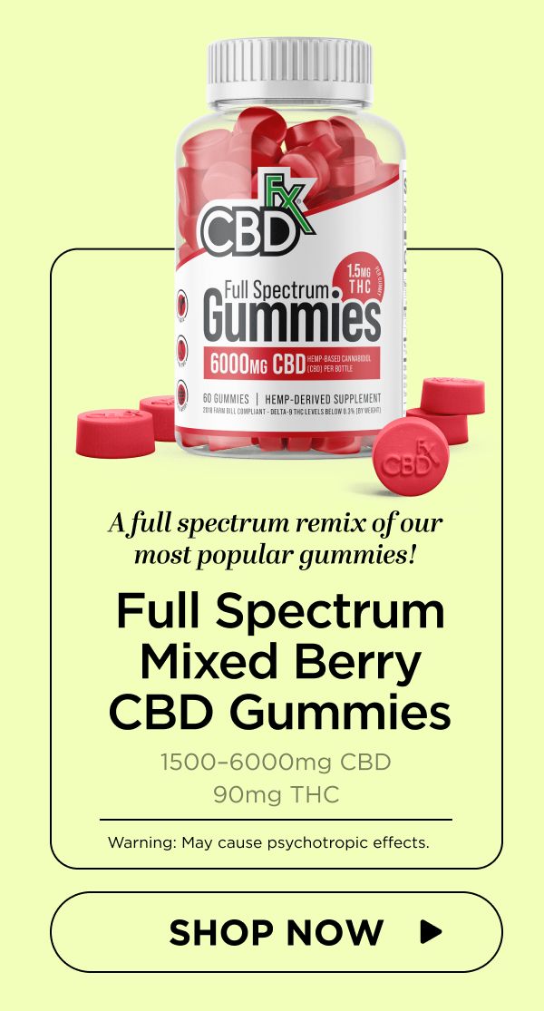 Full Spectrum Mixed Berry CBD Gummies
