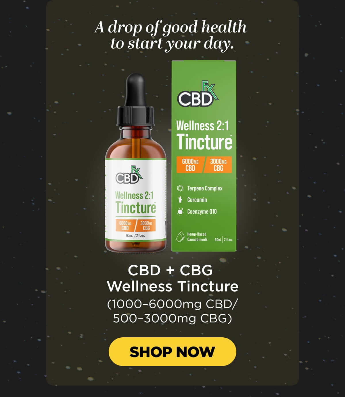 CBD + CBG Wellness Tincture