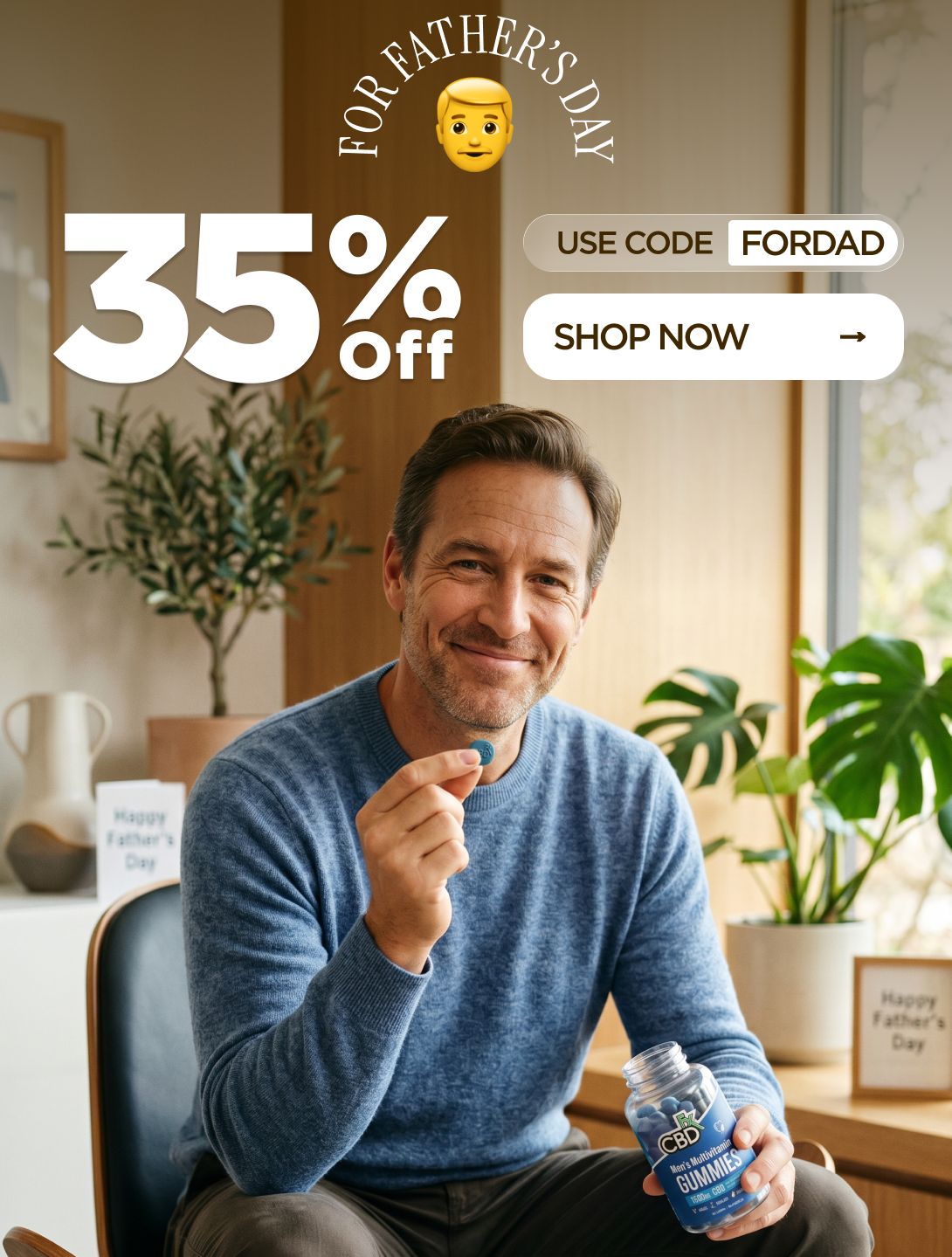 35% OFF for Father’s Day Use code FORDAD