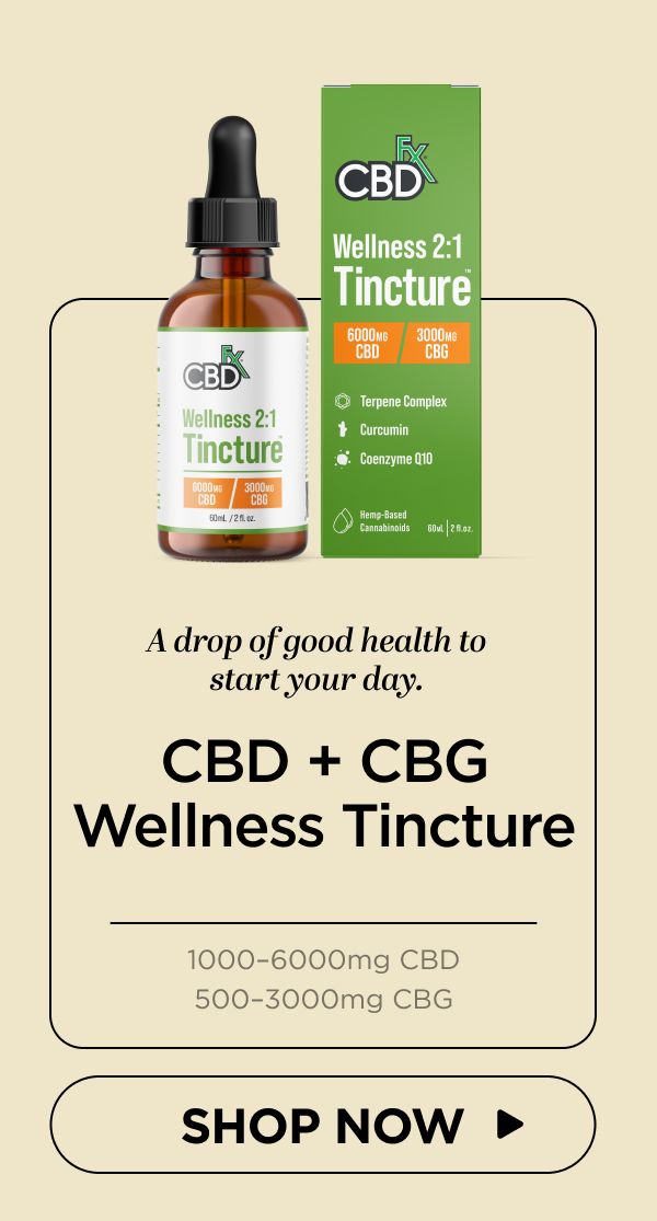 CBD + CBG Wellness Tincture