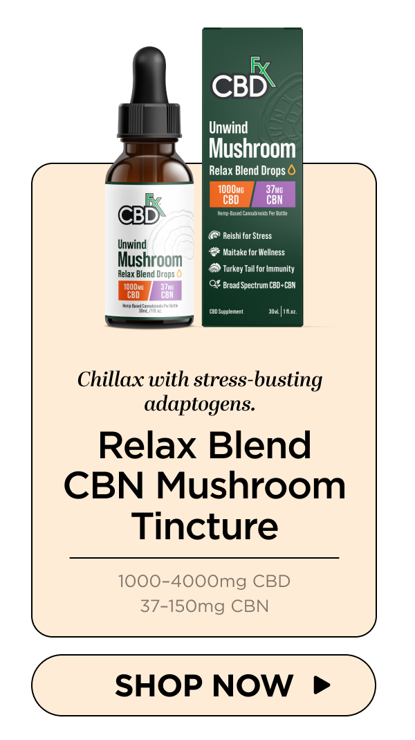 Unwind Mushroom Relax Blend Drops