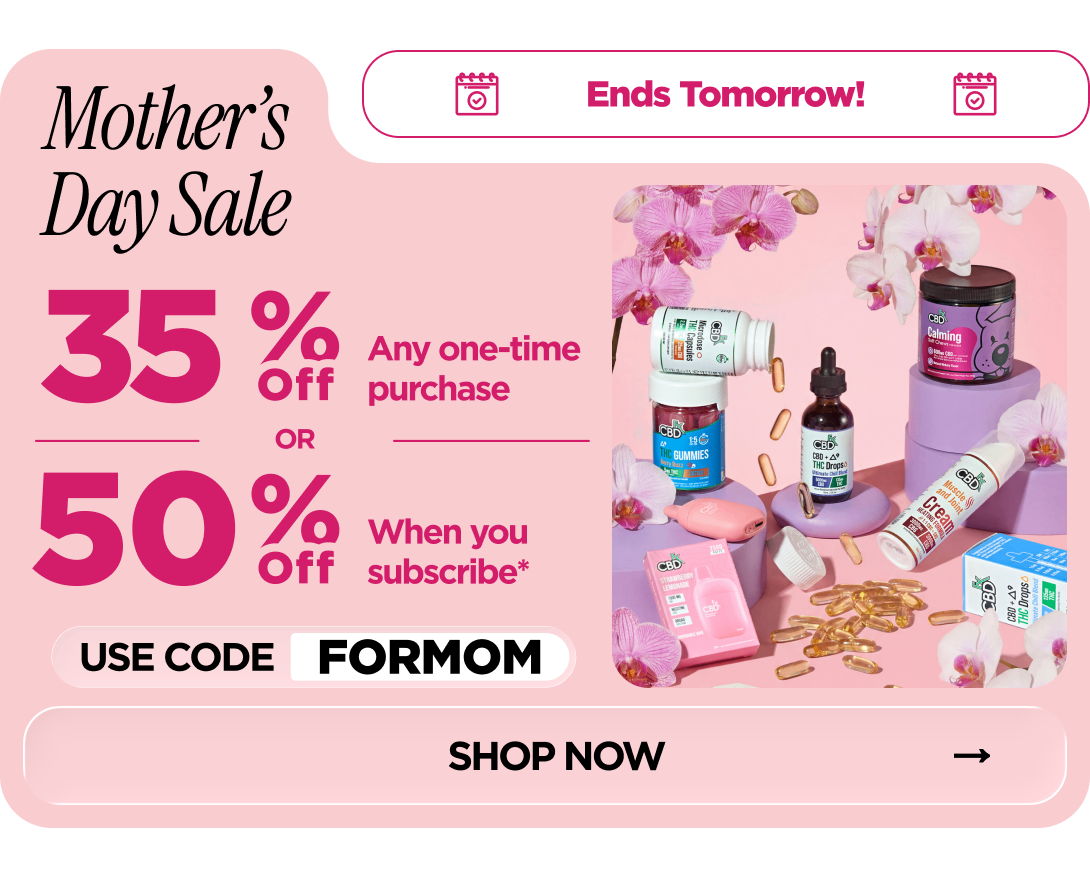 Mother’s Day Sale Get 35% OFF Select items or Get 50% OFF When you subscribe* Use code FORMOM