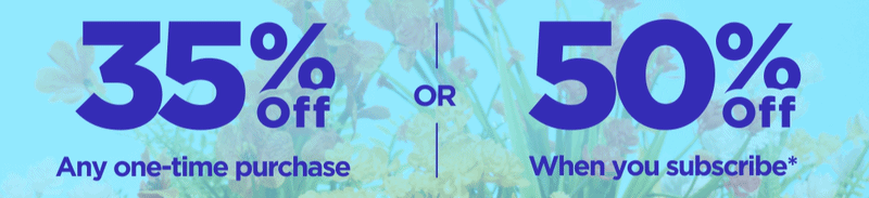 Goodbye March Sale Get 35% OFF Any one-time purchase or Get 50% OFF When you subscribe* Use code XTRADAY