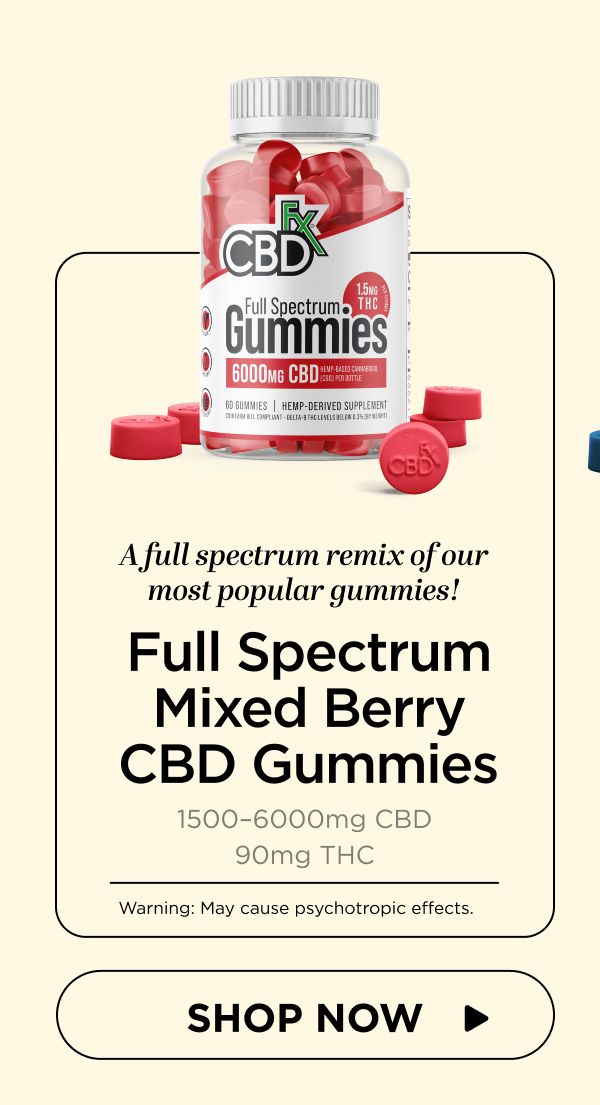 Full Spectrum Mixed Berry CBD Gummies