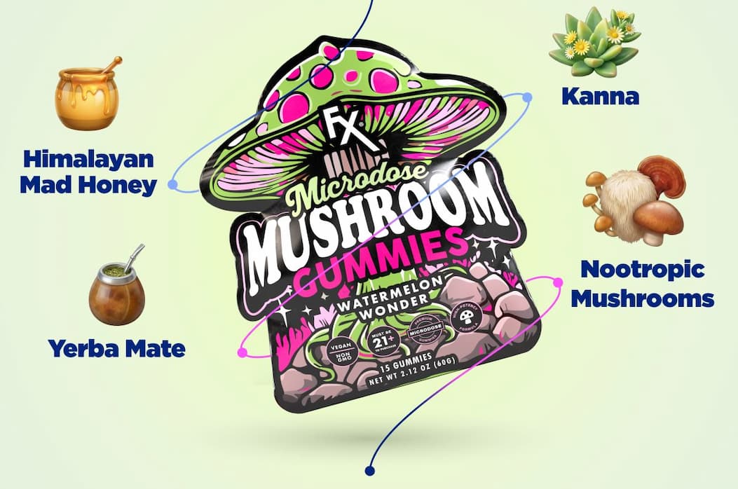 Himalayan mad honey, kanna, yerba mate & nootropic mushrooms 