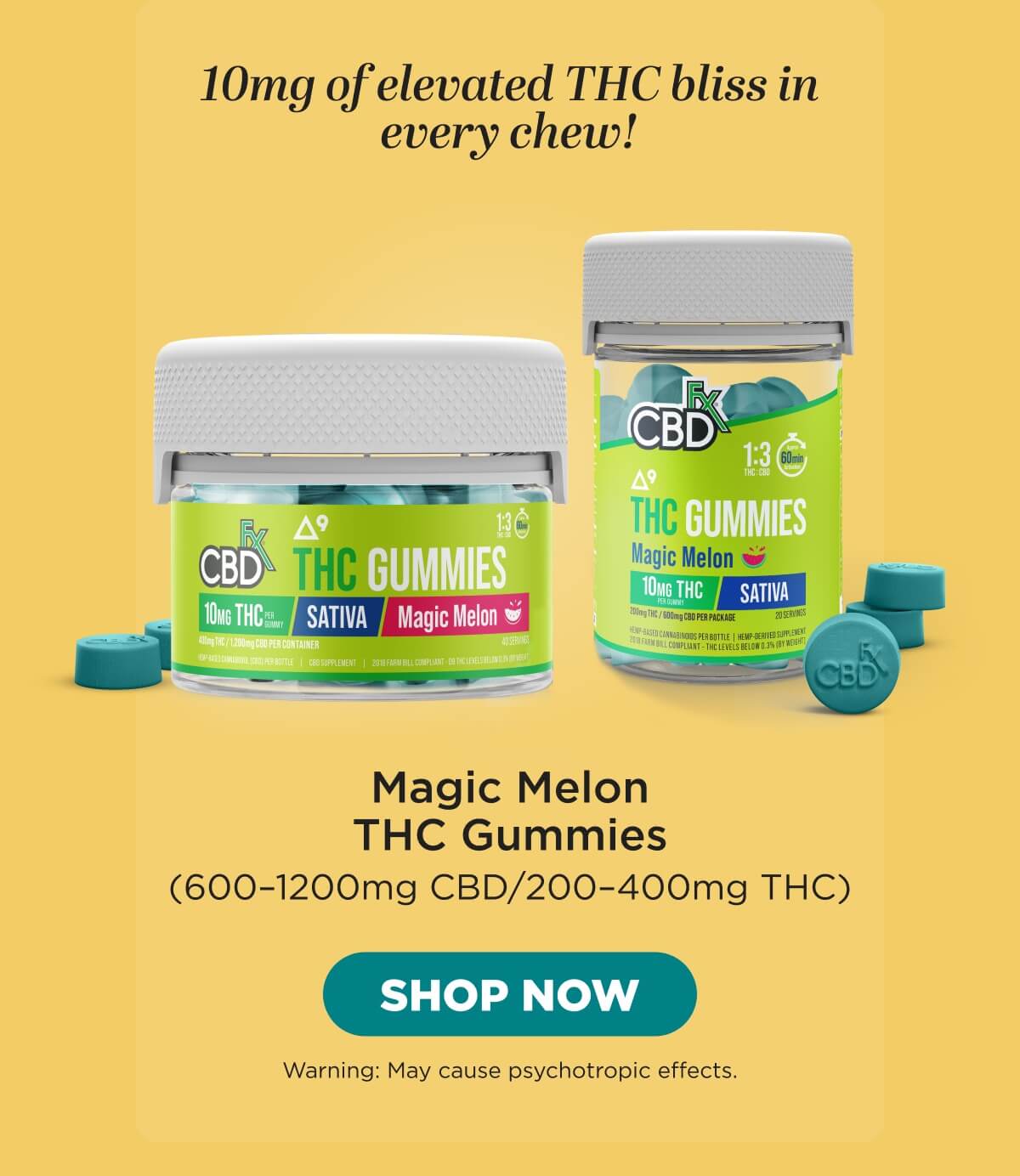 Magic Melon THC Gummies