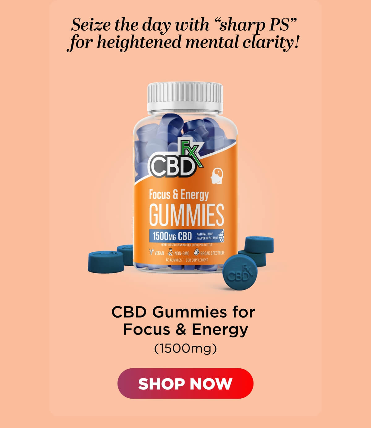 CBD Gummies for Focus & Energy