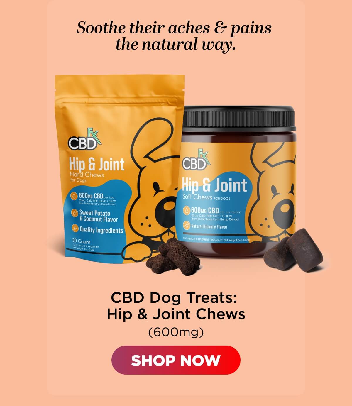 CBD Dog Treats: Hip & Joint Chews