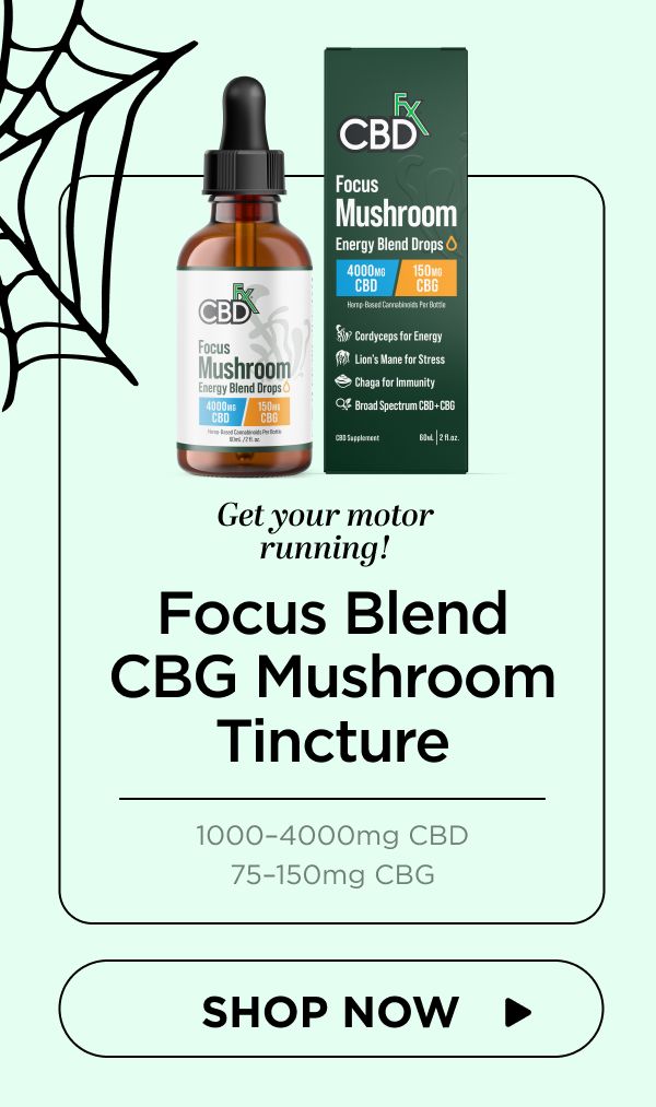 Focus Blend CBG Mushroom Tincture