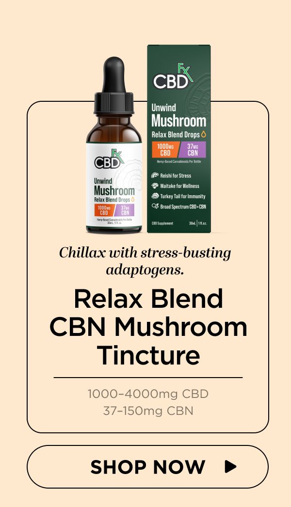 Unwind Mushroom Relax Blend Drops