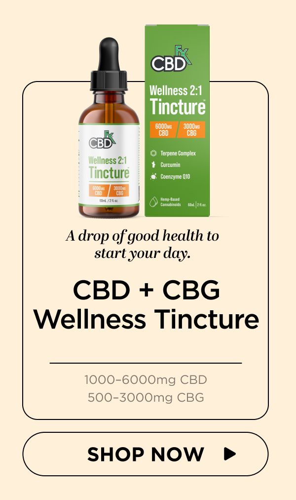 CBD + CBG Wellness Tincture