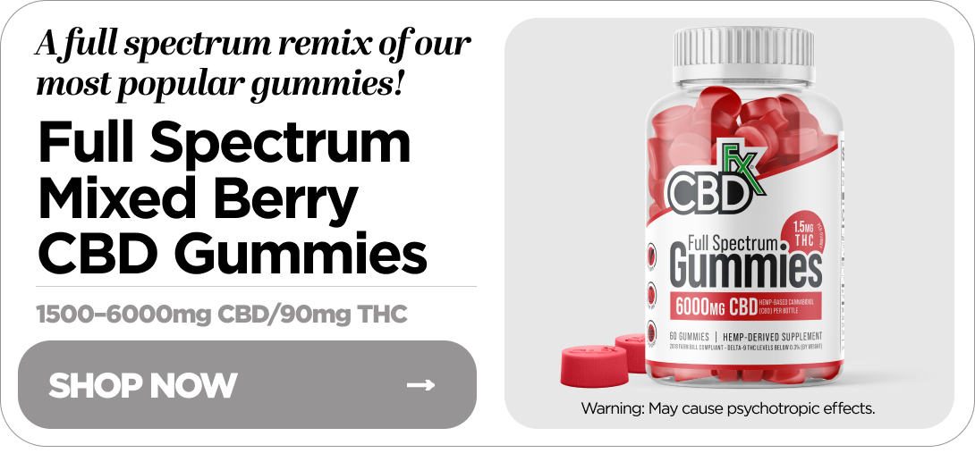 Full Spectrum Mixed Berry CBD Gummies