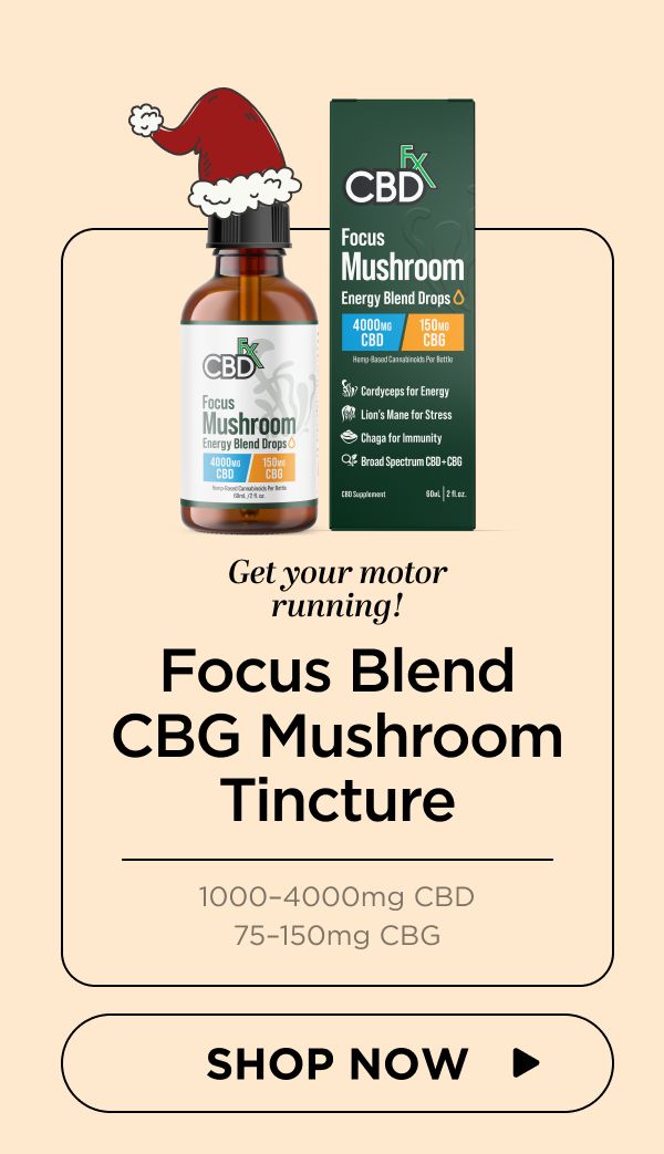Focus Blend CBG Mushroom Tincture