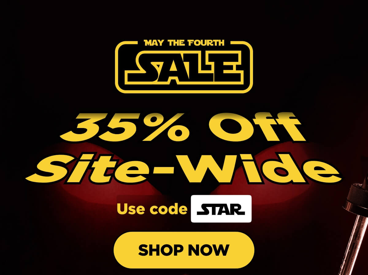 May the Fourth Sale: 35% OFF Site-wide! Use code STAR