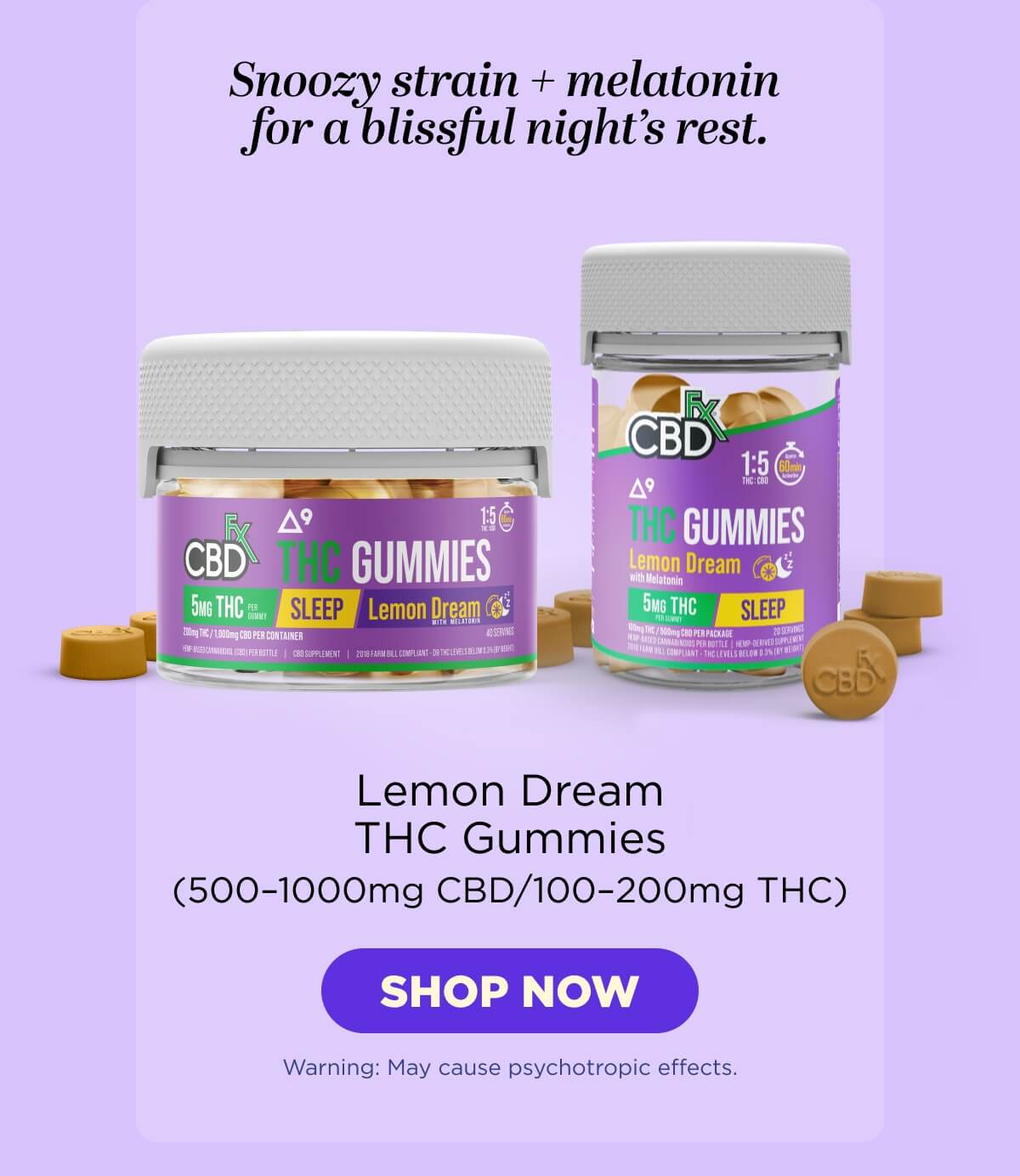 Lemon Dream THC Gummies