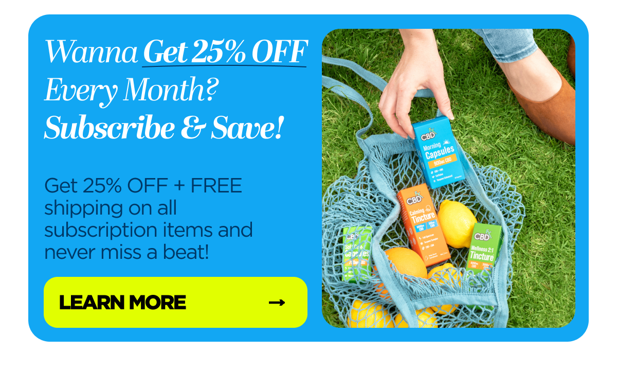 Wanna Get 25% OFF Every Month?  Subscribe & Save! Get 25% OFF + FREE shipping on all subscription items and never miss a beat!