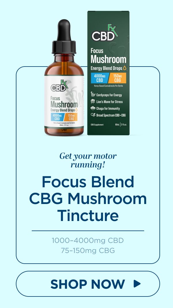 Focus Blend CBG Mushroom Tincture