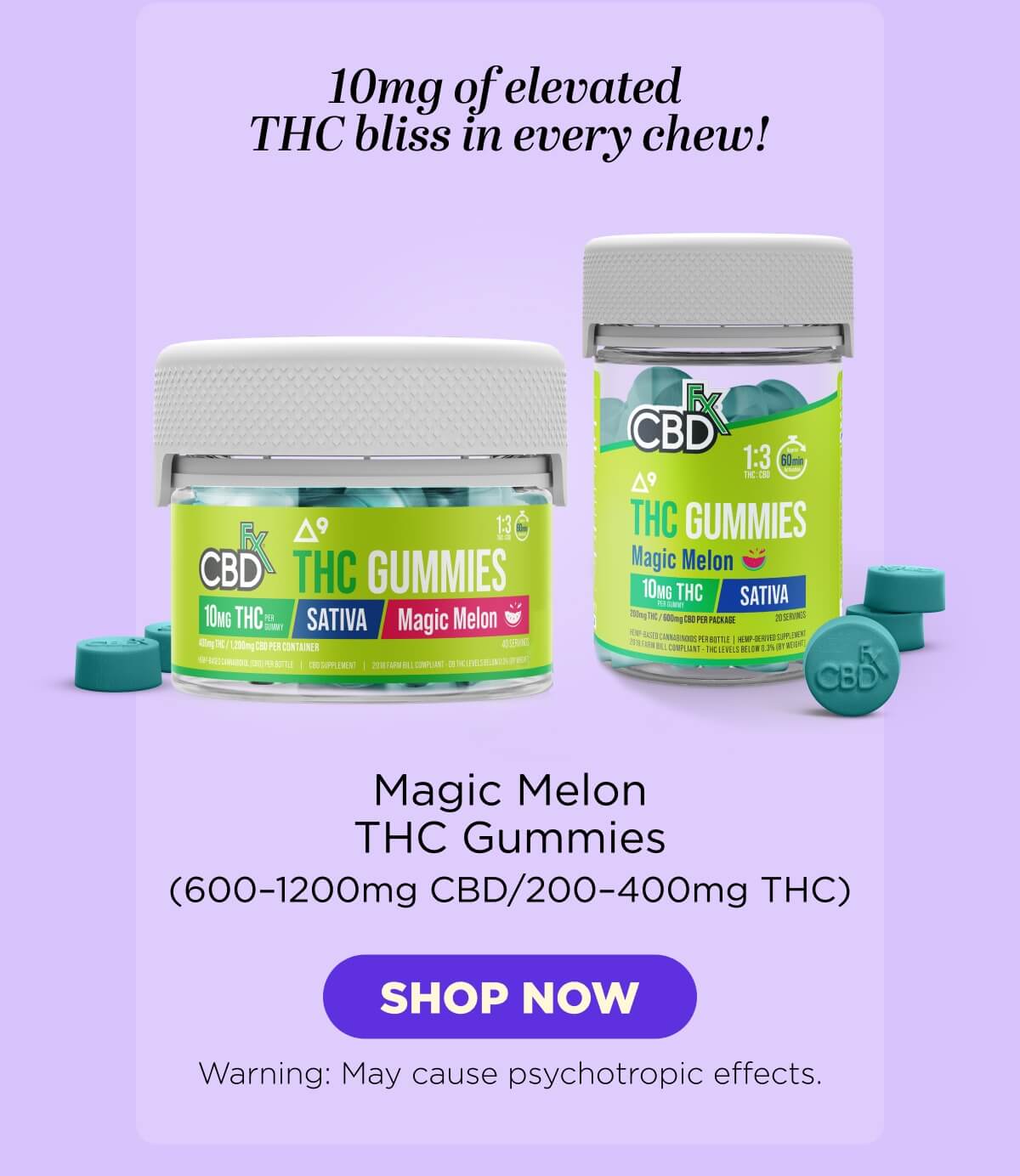 Magic Melon THC Gummies