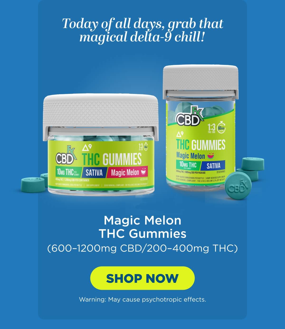 Magic Melon THC Gummies