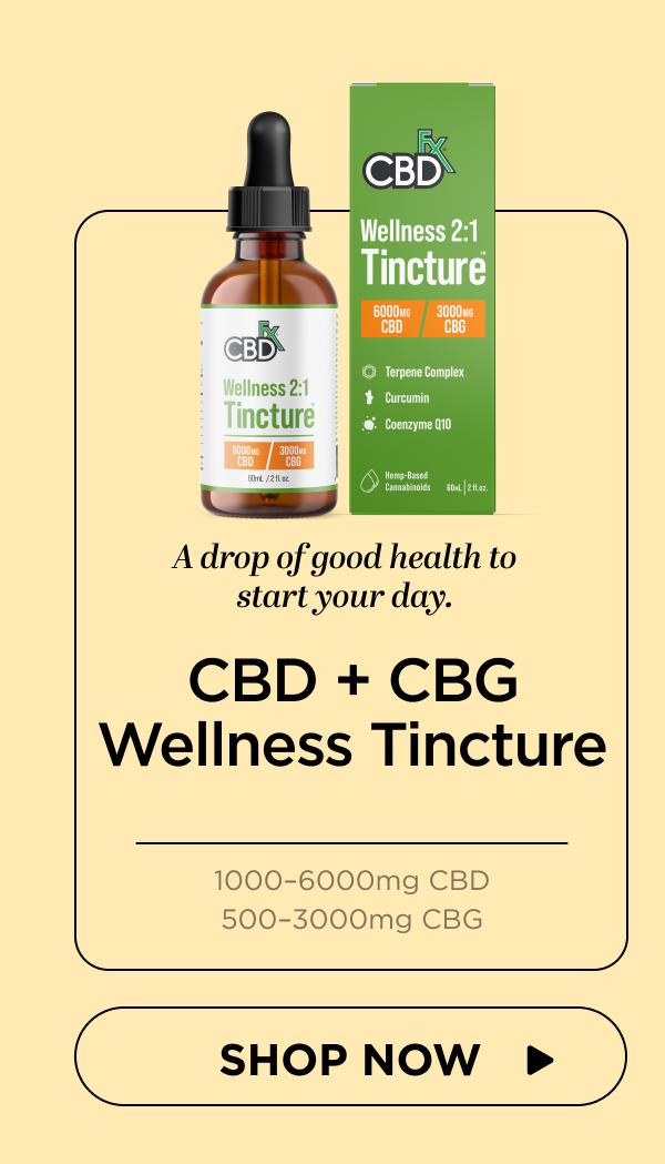CBD + CBG Wellness Tincture
