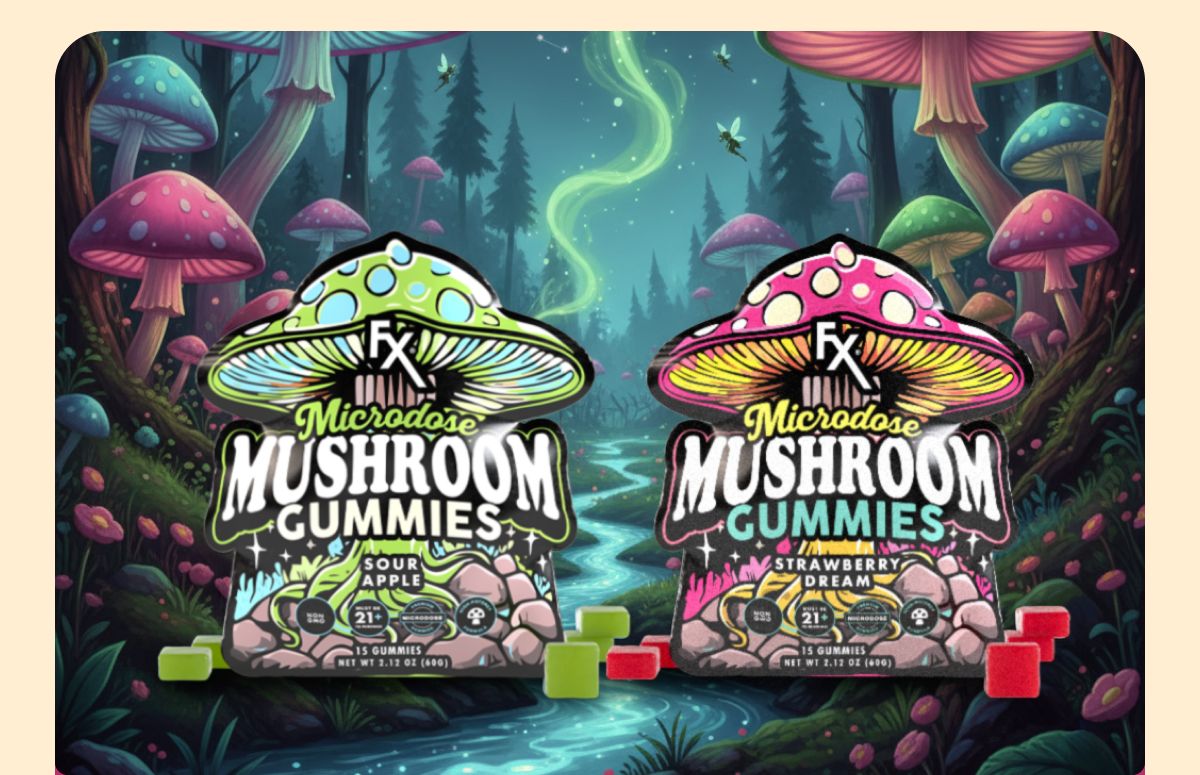 New Microdose Mushroom Gummies
