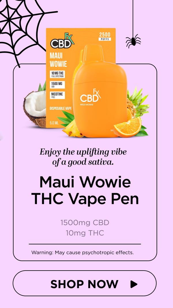 Delta-9 THC Vape Pen: Maui Wowie Sativa