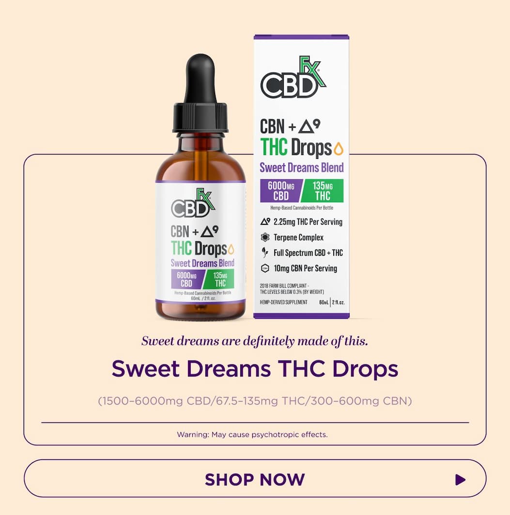 Sweet Dreams Blend THC Drops