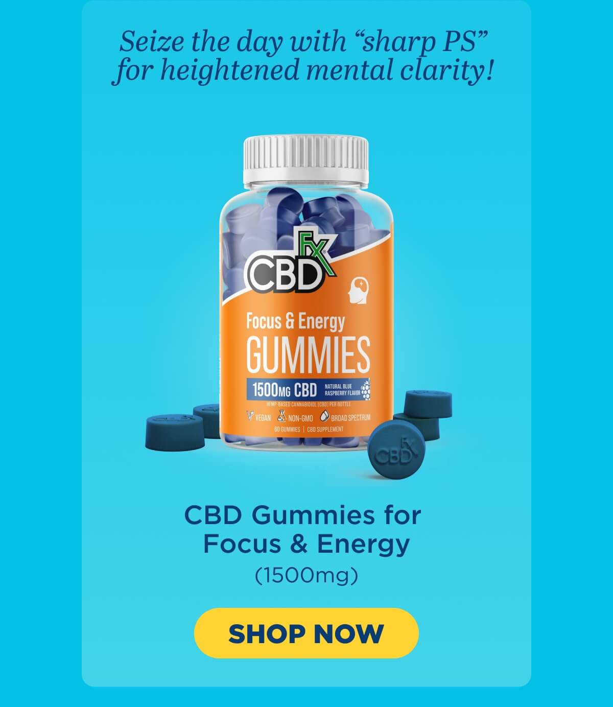 CBD Gummies for Focus & Energy
