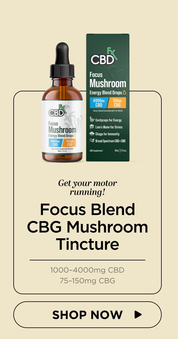 Focus Blend CBG Mushroom Tincture