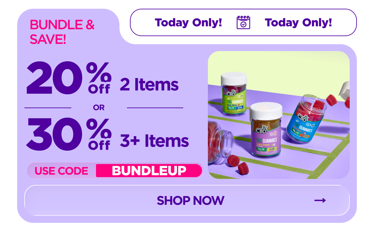 Bundle & Save! 20% OFF 2 Items or 30% OFF 3+ Items Use code BUNDLEUP