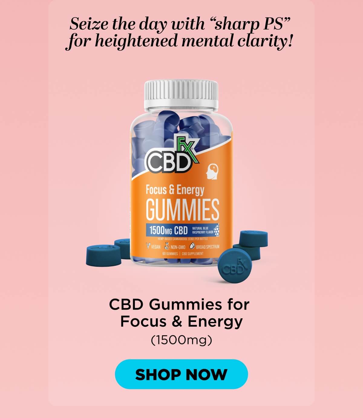 CBD Gummies for Focus & Energy