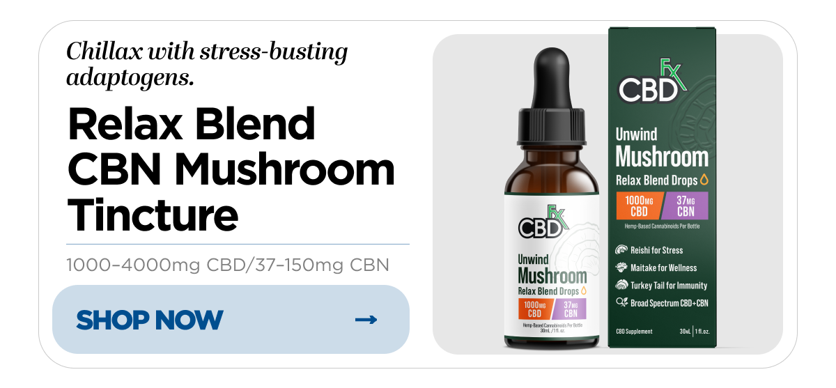 Unwind Mushroom Relax Blend Drops