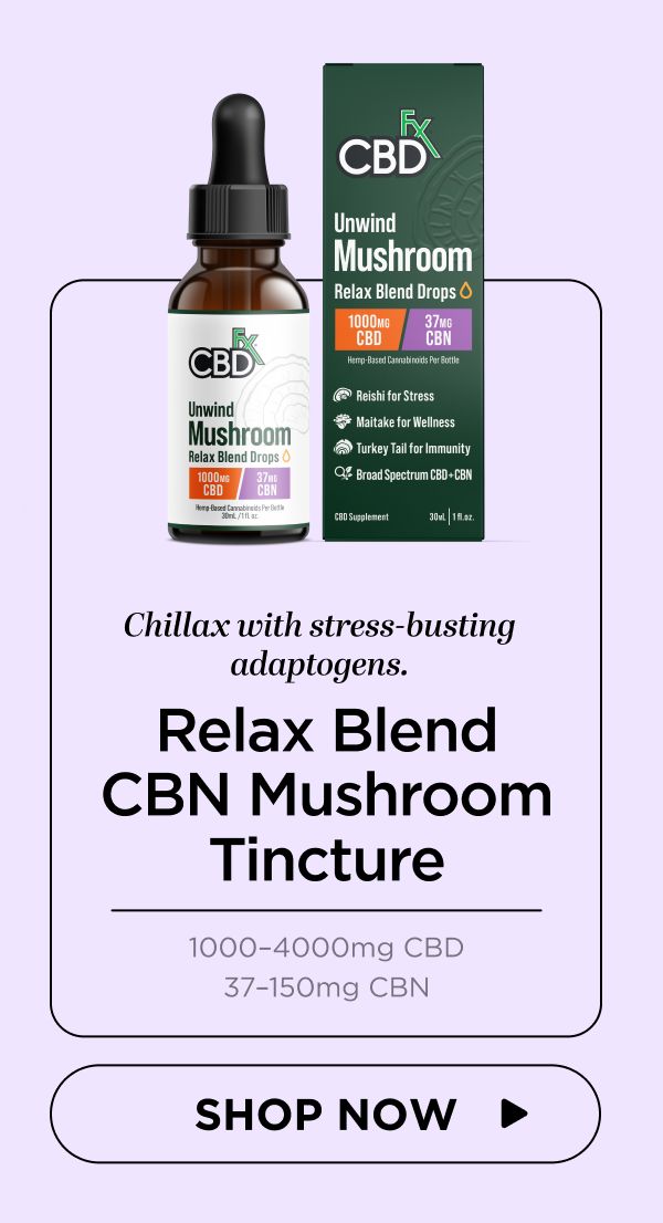 Unwind Mushroom Relax Blend Drops