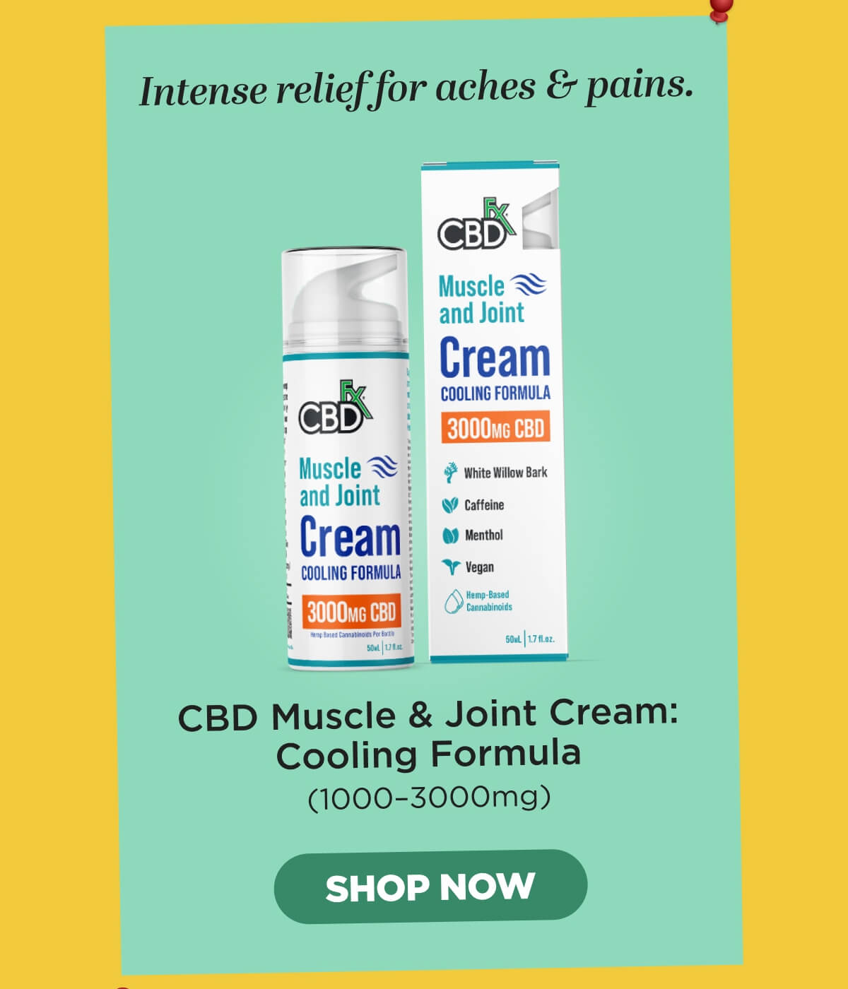 Muscle & Joint Cream: Cooling Formula