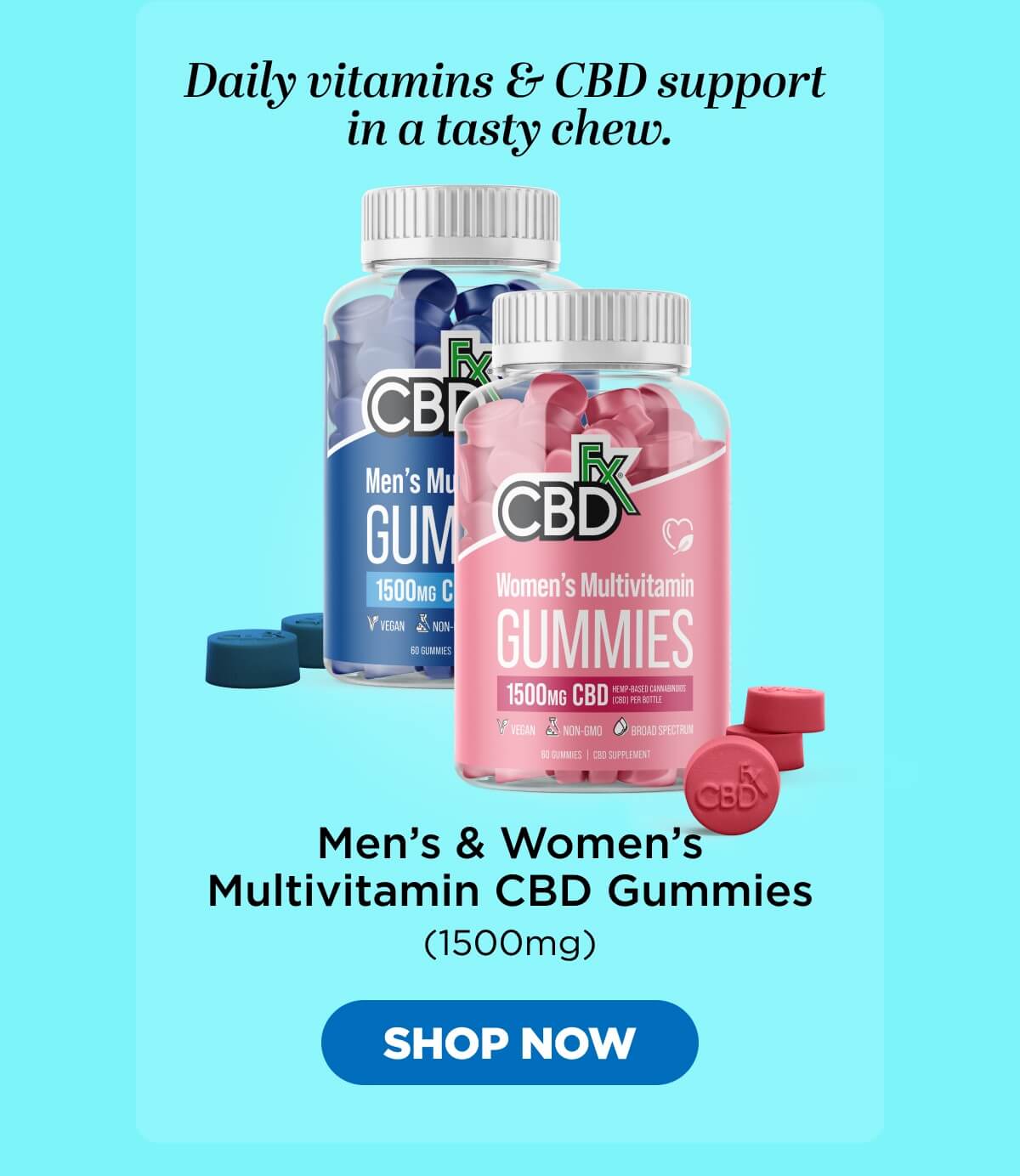 Men’s & Women’s Multivitamin CBD Gummies